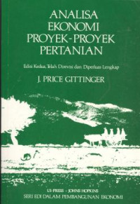 Image of Analisa Ekonomi Proyek-Proyek Pertanian