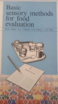 Image of Basic Sensory Methods for Food Evaluation