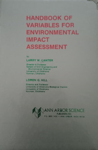 Image of Handbook of Variables for Enviromental Impact Assessment