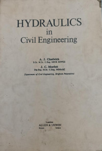 Image of Hydraulics in Civil Engineering