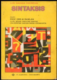 Image of Ilmu Bahasa Indonesia Sintaksis
