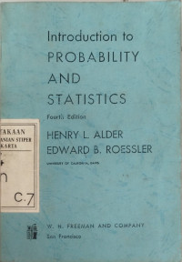Image of Introduction Probability and Statistics