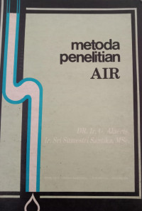 Image of Metoda Penelitian Air