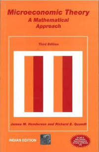 Image of Microeconomic Theory : A Mathematichal Approach