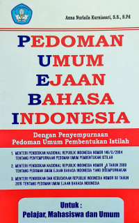 Image of Pedoman Umum Ejaan Bahasa Indonesia