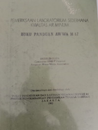 Image of Pemeriksaan Laboratorium Sederhana Kwalitas Air Minum