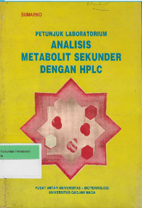 Image of Petunjuk Laboratorium Analisis Metabolit Sekunder dengan HPLC