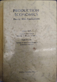 Image of Production Economics : Theory With Applications