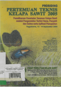 Image of Prosiding Pertemuan Teknis Kelapa Sawit 2005