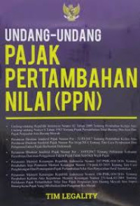 Image of Undang Undang Pajak Pertambahan Nilai