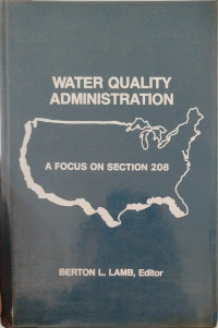 Image of Water Quality Administration A Focus on Section 208